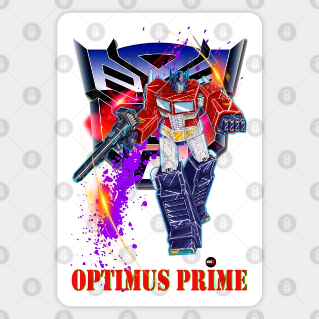 Transformers | Optimus Prime Sticker by Dibujartpe